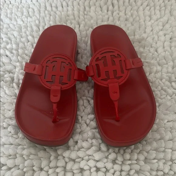Tommy Hilfiger Red Sandals - Picture 1 of 3